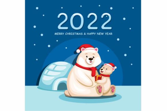 2022 Polar Bear Holiday Illustrations Review