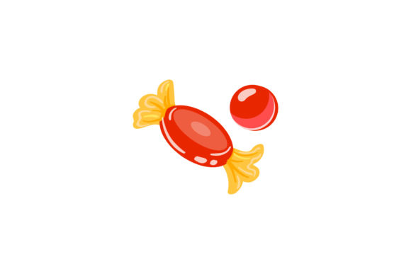 Christmas Chocolate Candy Design Art: Sweet Illustrations