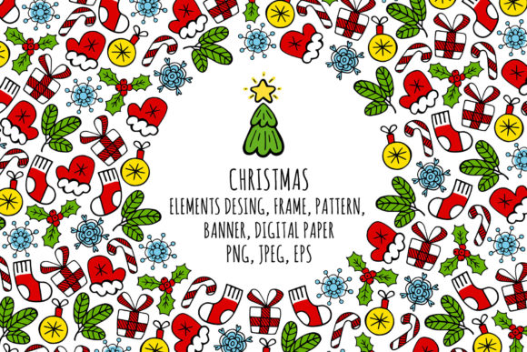 Christmas Doodle Clipart: Festive Illustrations Review