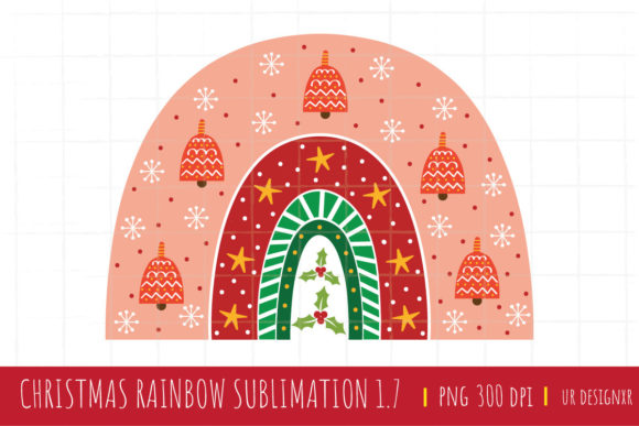 Christmas Rainbow Sublimation 1.7: Fresh Illustrations
