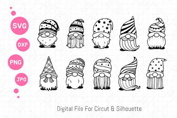 Cute Gnome Svg: Festive Illustrations for Blogs