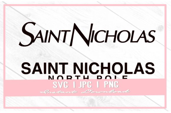 Designer Saint Nicholas Christmas SVG: Premium Illustrations