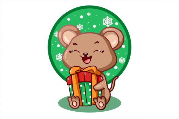 Rats Bring Christmas Gifts: Festive Illustrations