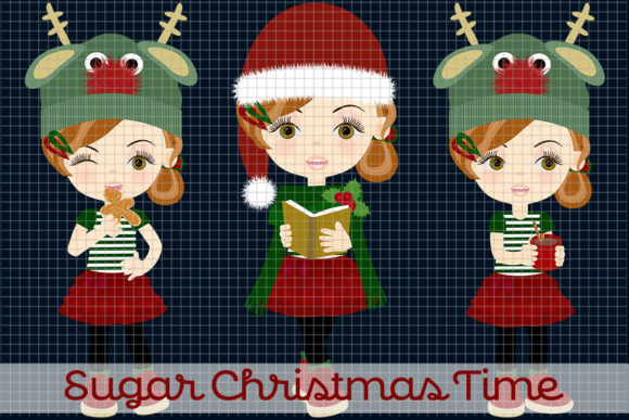 Sugar Christmas Time: Sweet Illustrations for Holiday Brands
