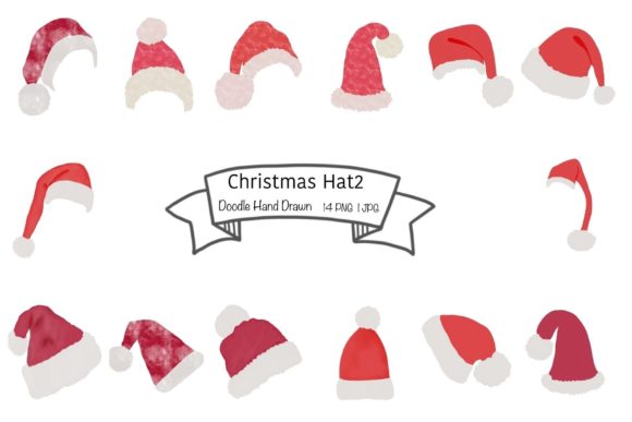 Watercolor Christmas Hat Set 2: Festive Illustrations Review